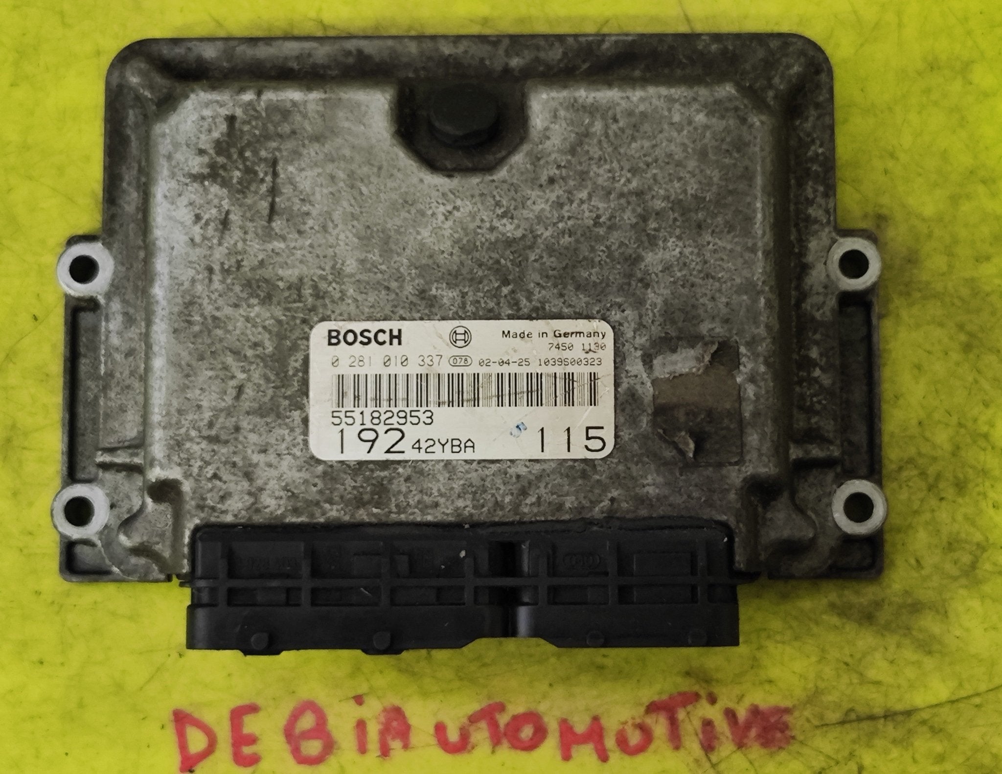 Centralina motore Fiat Stilo 1.9JTD 0281010337 55182953 - Debiautomotive