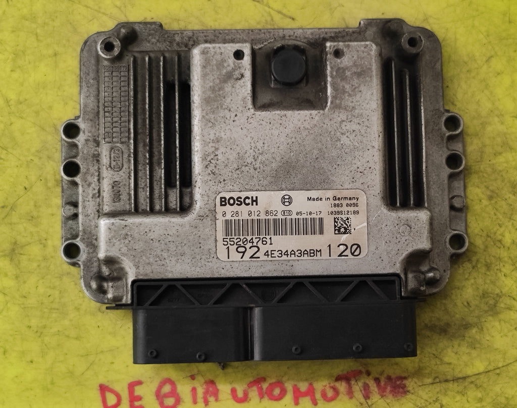 Centralina motore Fiat Stilo 1.9JTD 0281012862 555204761 - Debiautomotive