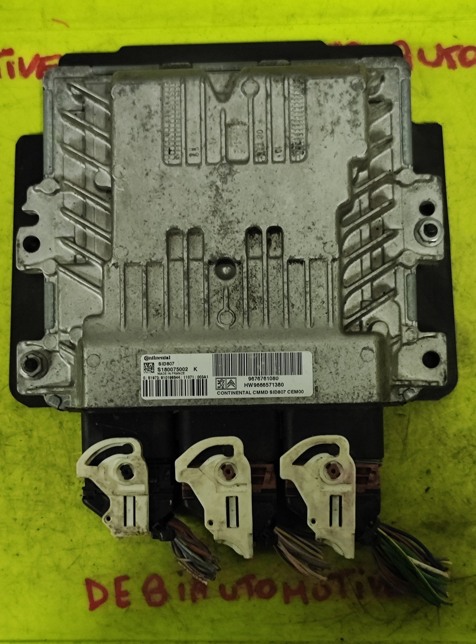 Centralina motore Peugeot Citroen 9676761080 S1800075002 SID807 - Debiautomotive