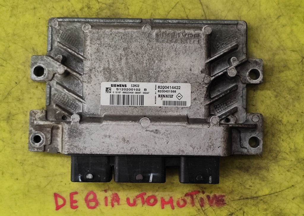 Centralina motore Renault Modus 1.2 8200414422 S120200102B SIM32 - Debiautomotive