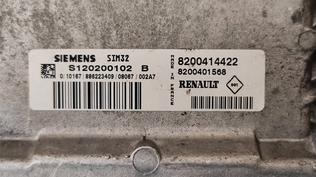 Centralina motore Renault Modus 1.2 8200414422 S120200102B SIM32 - Debiautomotive
