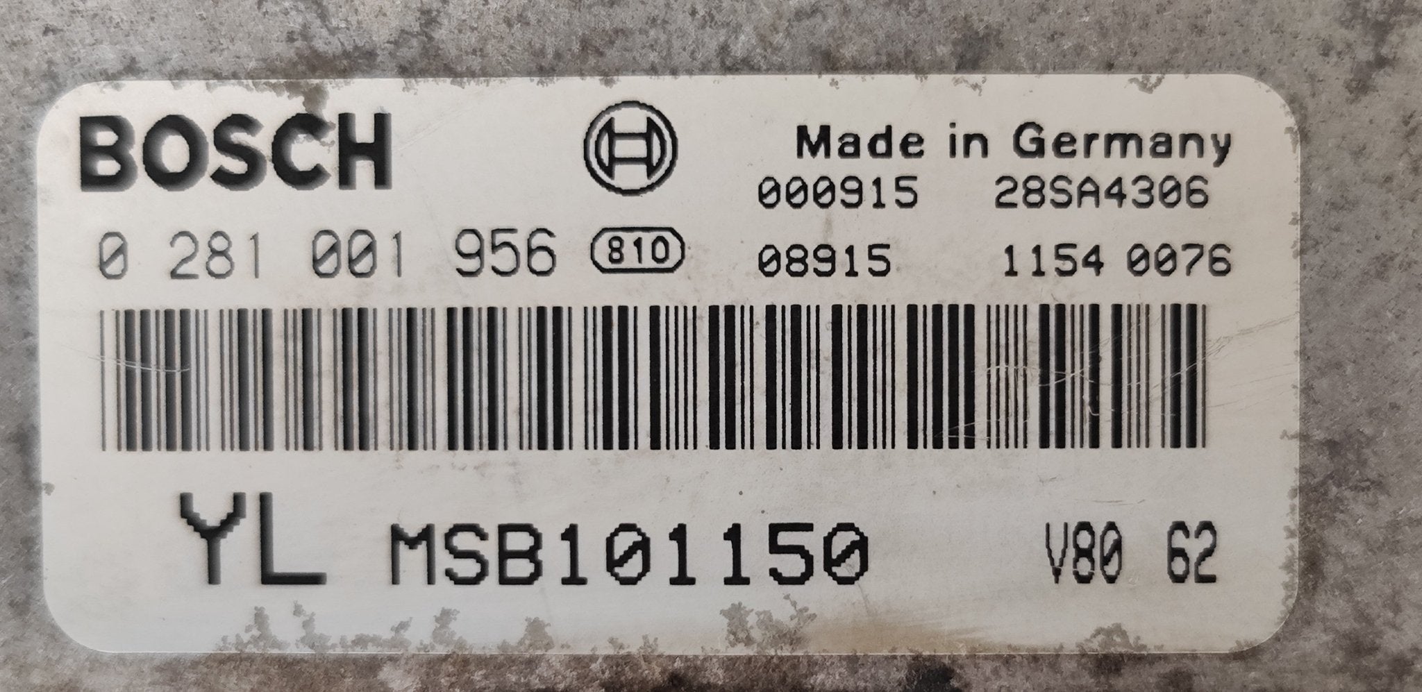 Centralina Motore Rover 45 2.0TD 0281022956 MSB101150 - Debiautomotive