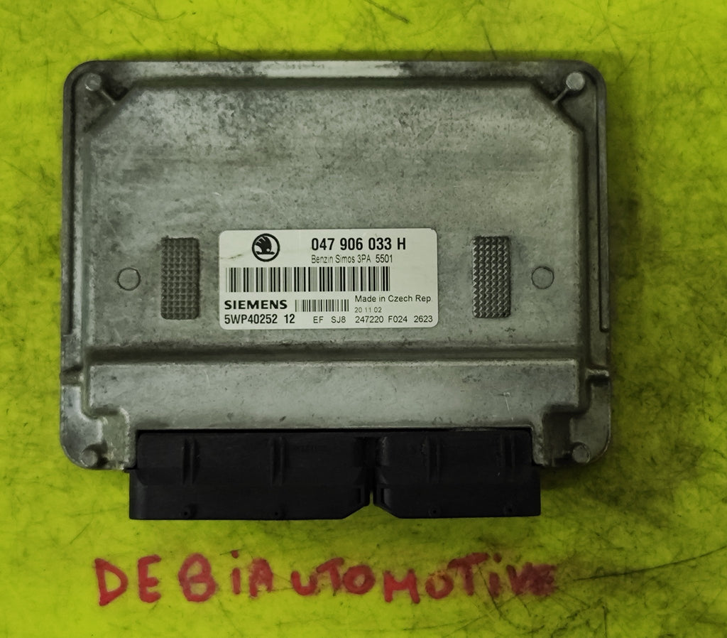 Centralina motore Skoda Fabia 047906033H 5WP40252 SIMOS 3PA - Debiautomotive