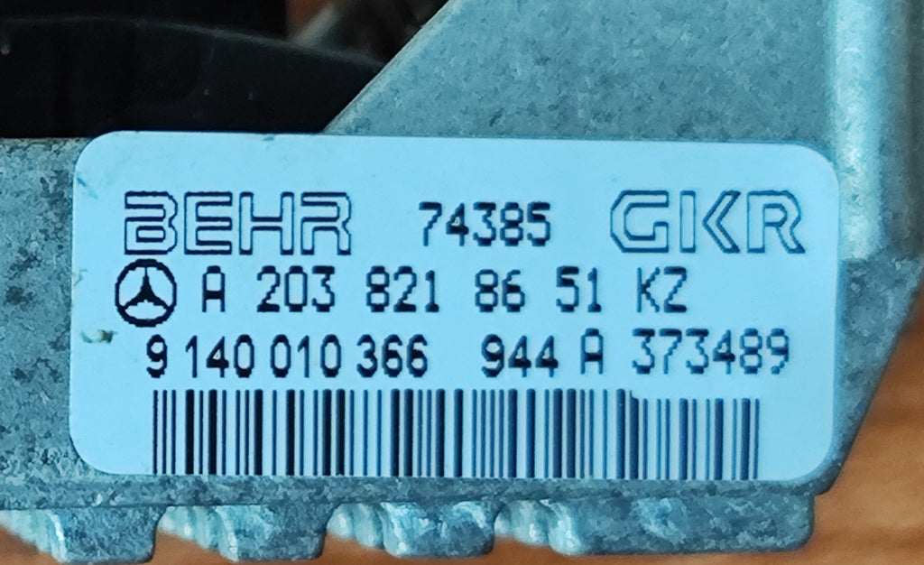 Resistenza ventola abitacolo Mercedes-Benz A2038218651 
