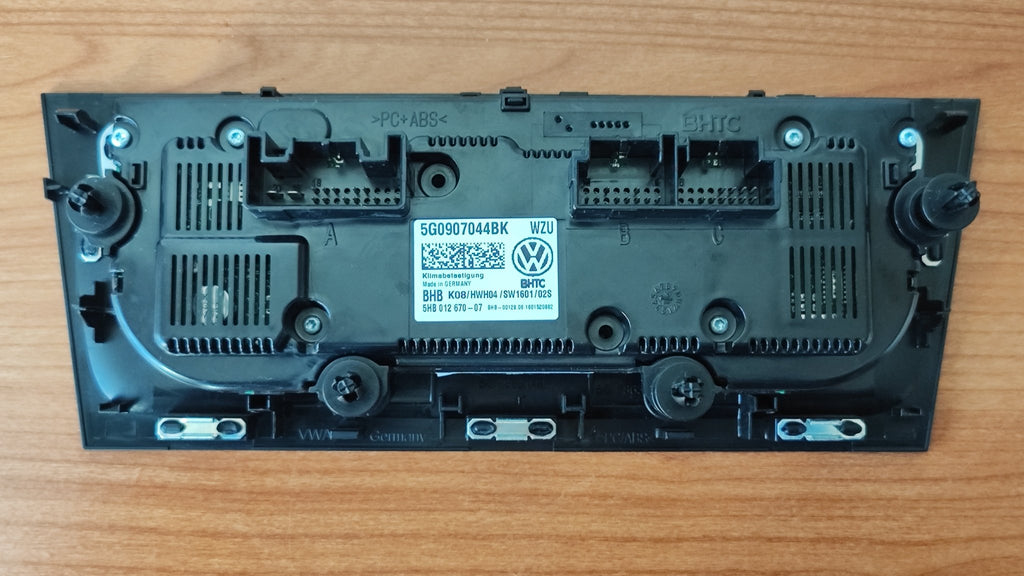 Comando clima Volkswagen Golf VII 5G0907044BK - Debiautomotive