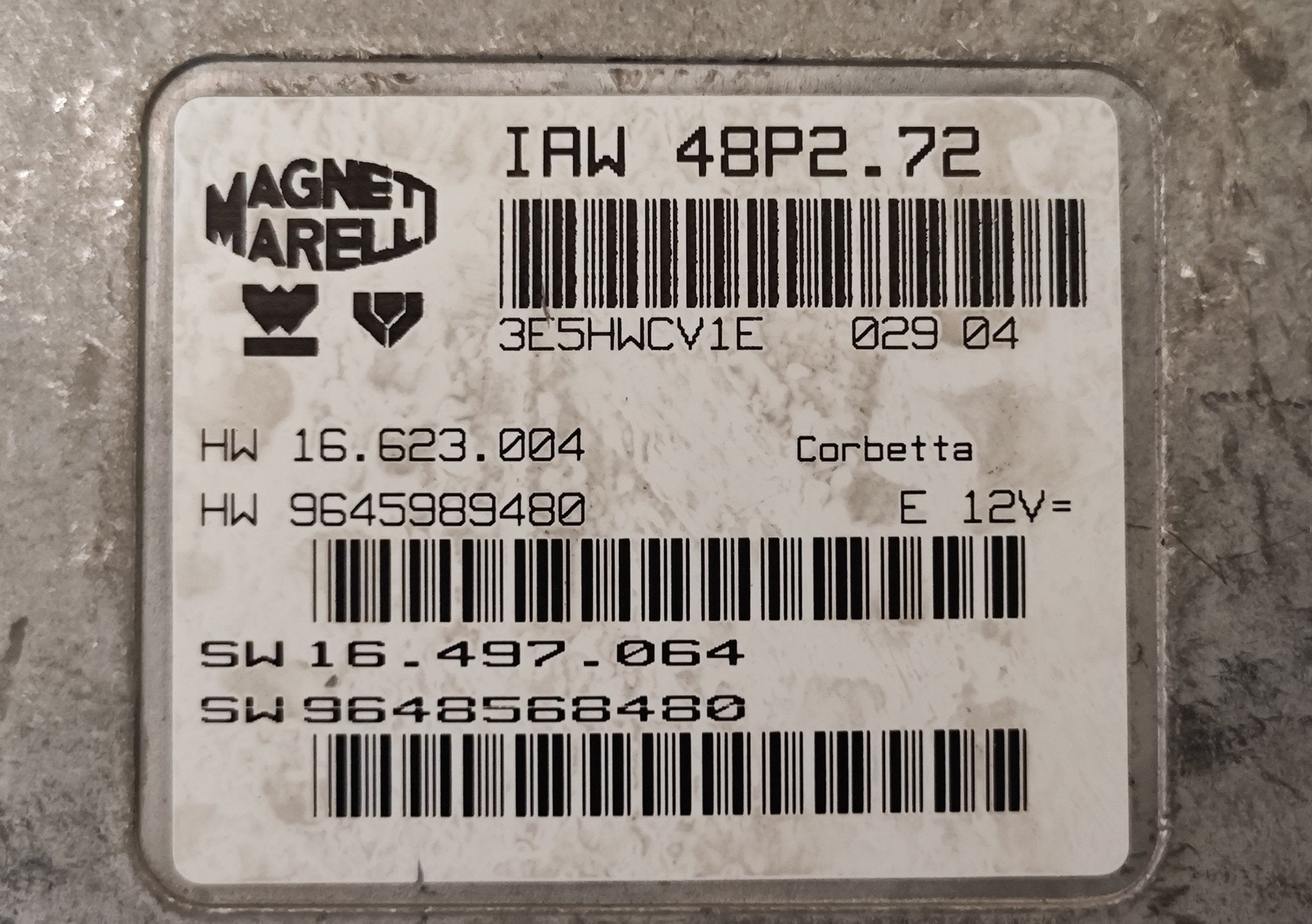 IAW48P2.72 Centralina motore Citroen C2 C3 - Debiautomotive