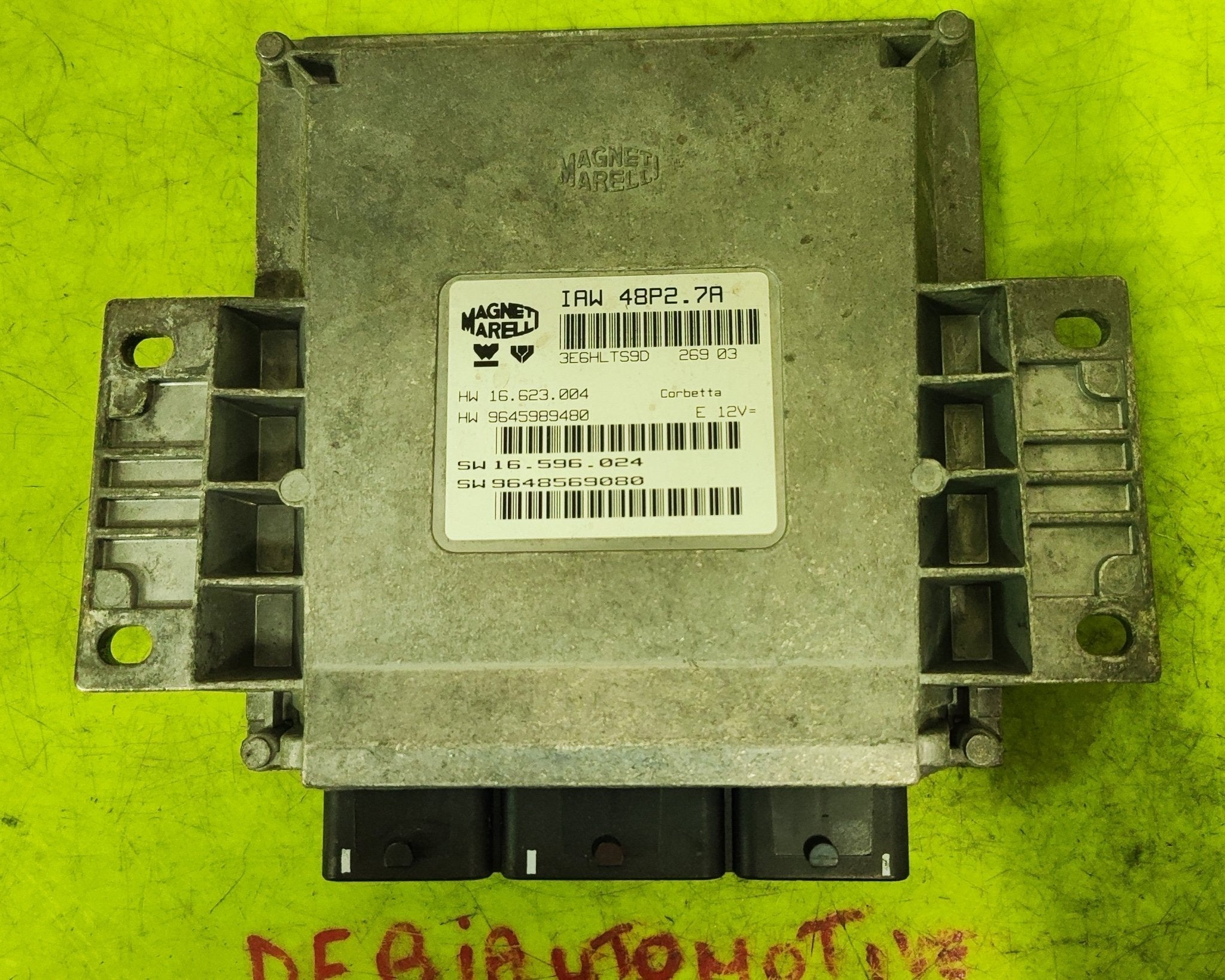 IAW48P2.7A 9648569080 Centralina motore Peugeot 206 1.1 1998>2012 - Debiautomotive