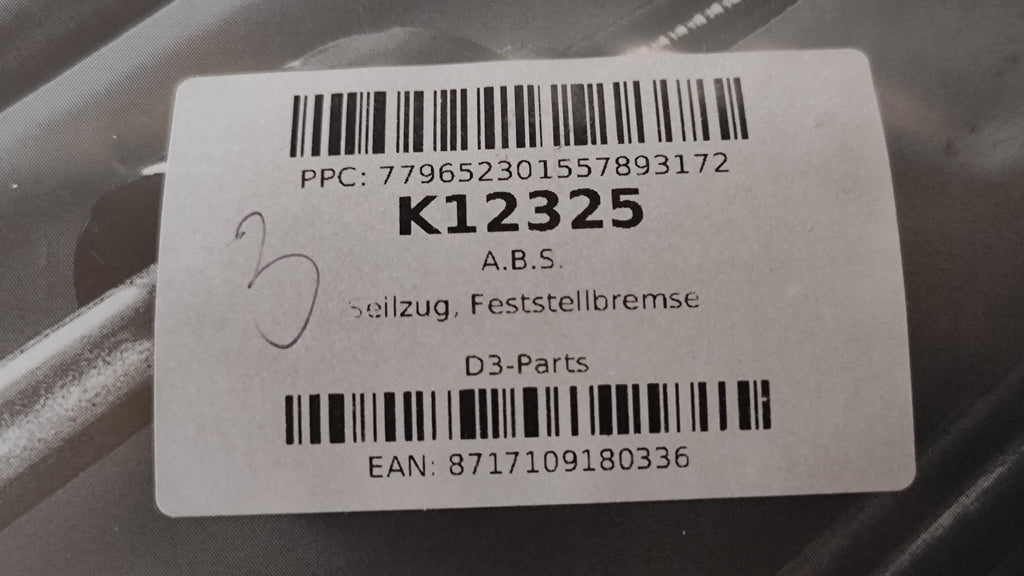 K12325 Cavo freno a mano Lancia Delta Evoluzione Integrale 86>94 - Debiautomotive