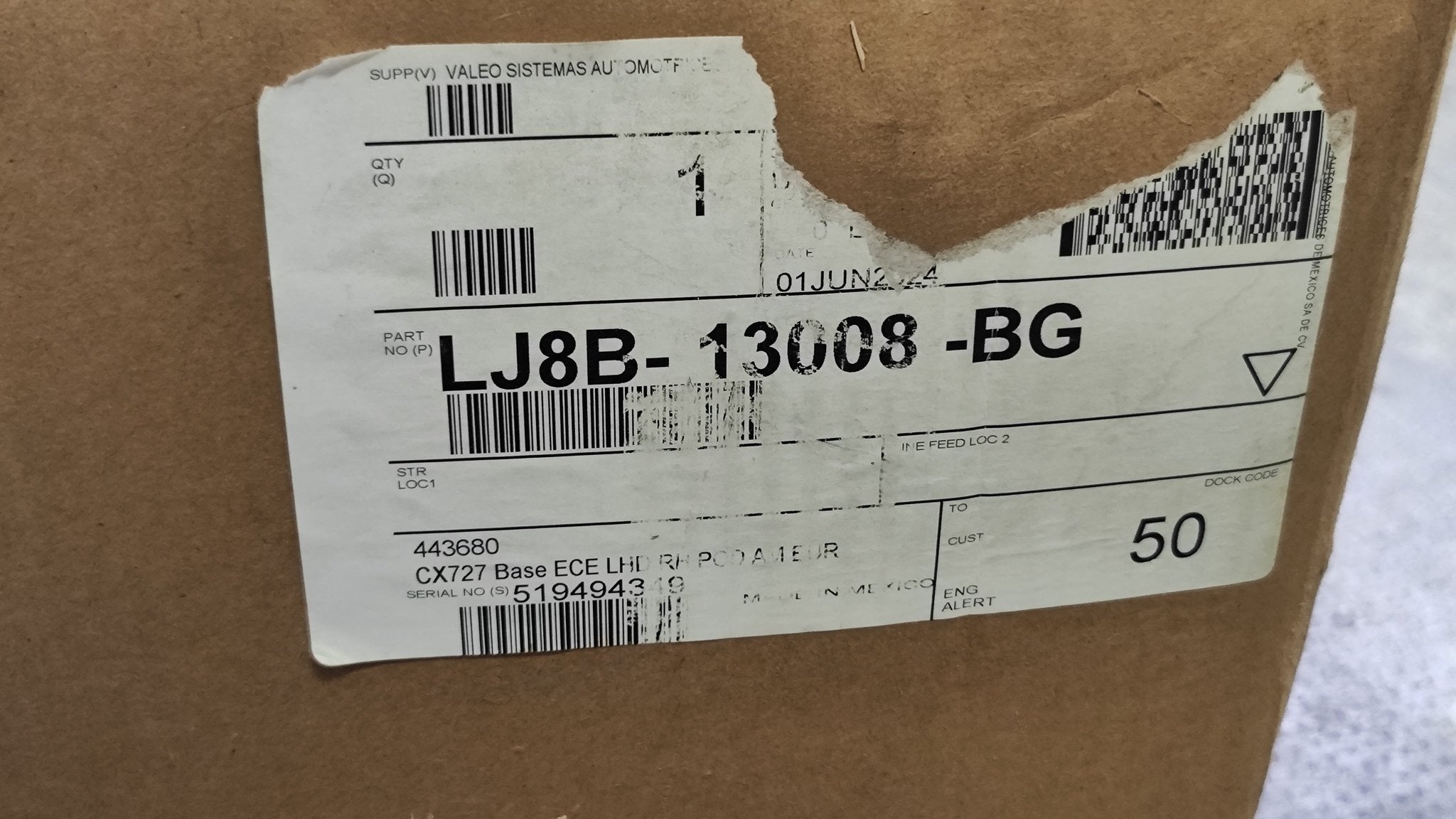 LJ8B13008BG faro anteriore destro full led Ford Mustang Mach - E - Debiautomotive