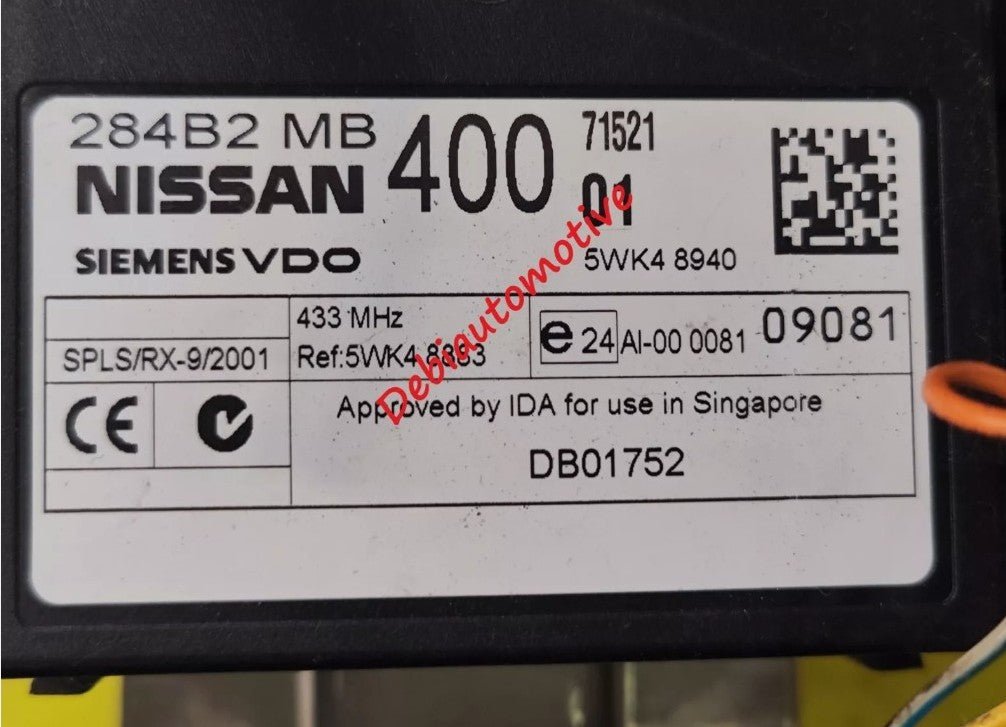 MB27800 - 6913 Kit accensione Renault Maxity - Debiautomotive