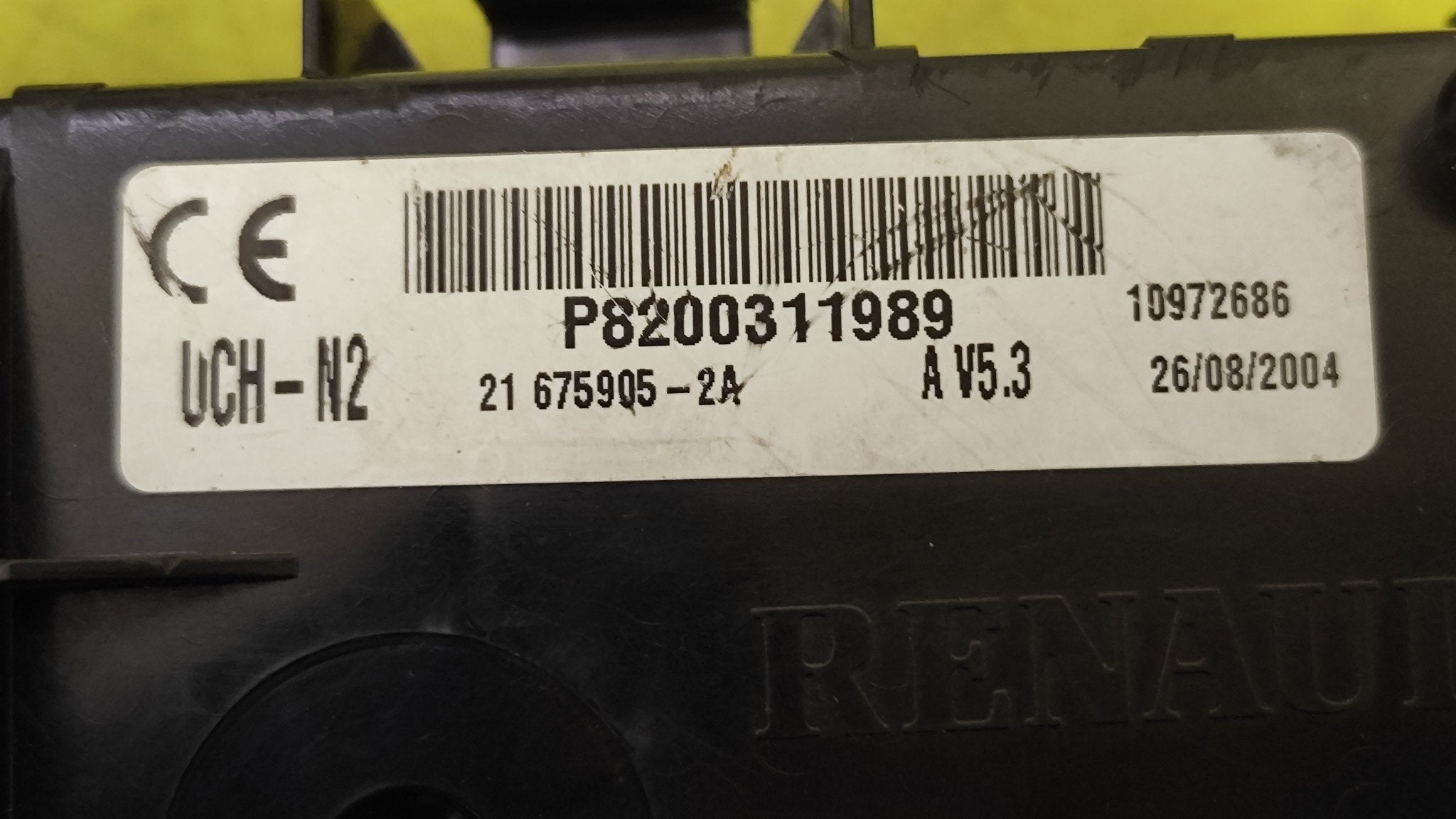 P8200311989 UCH - N2 AV5.3 BSI Renault Clio II - Debiautomotive