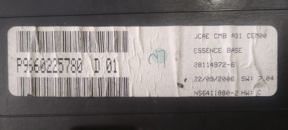 P9660225780 QUADRO STRUMENTI CITROEN C3 2° Serie 1400 Benzina - Debiautomotive