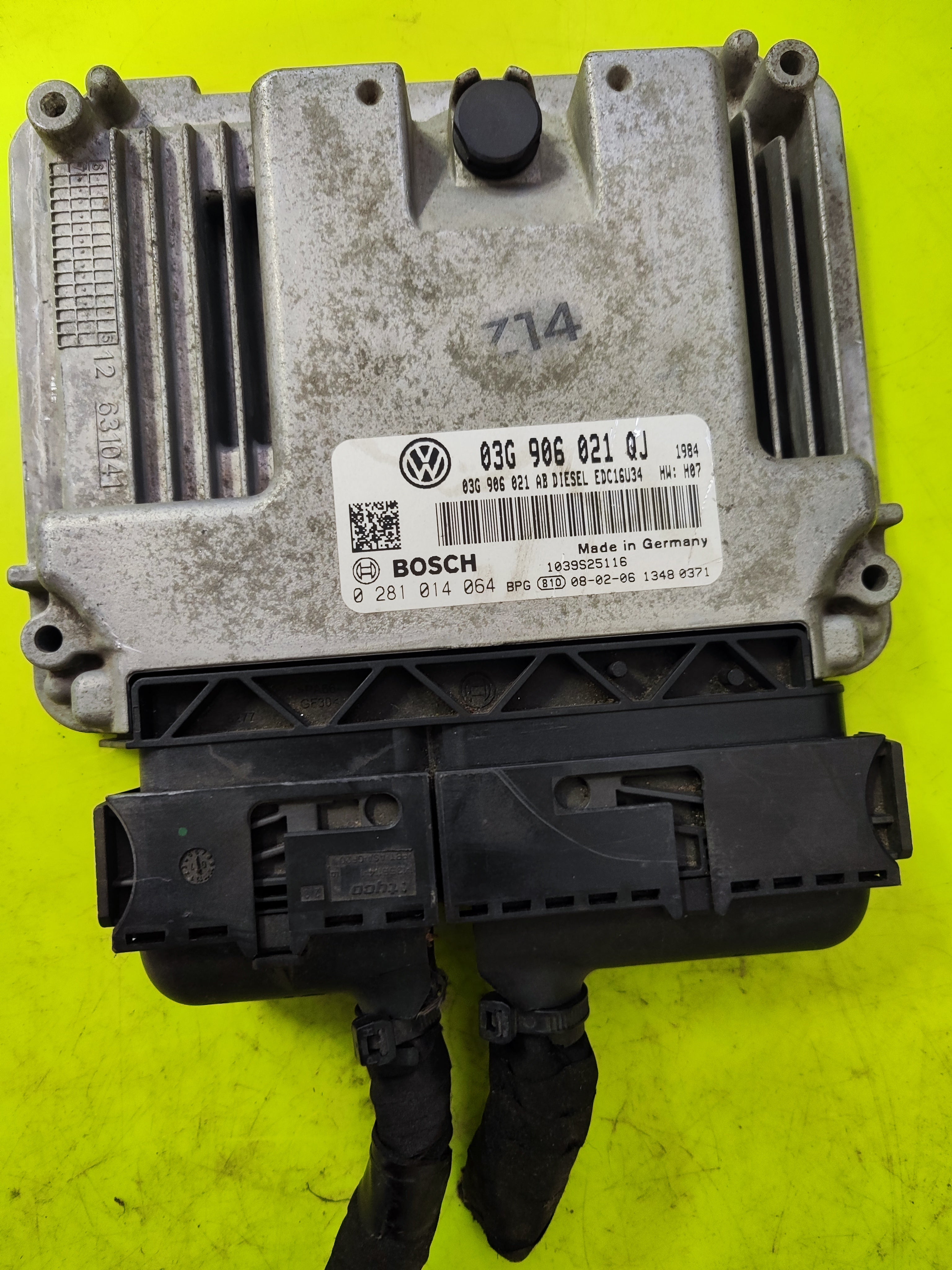 Centralina motore Volkswagen Golf5 1.9 TDI 0281014064 