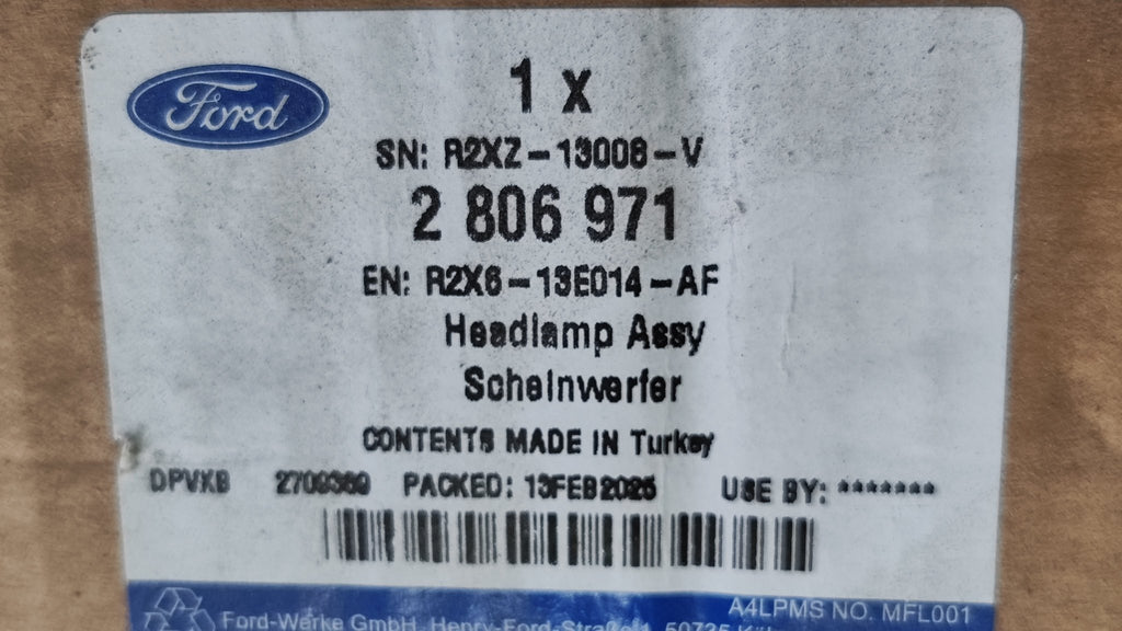 R2X6 - 13E014 - AF Fanale anteriore destro Ford Tourneo Courier - Debiautomotive