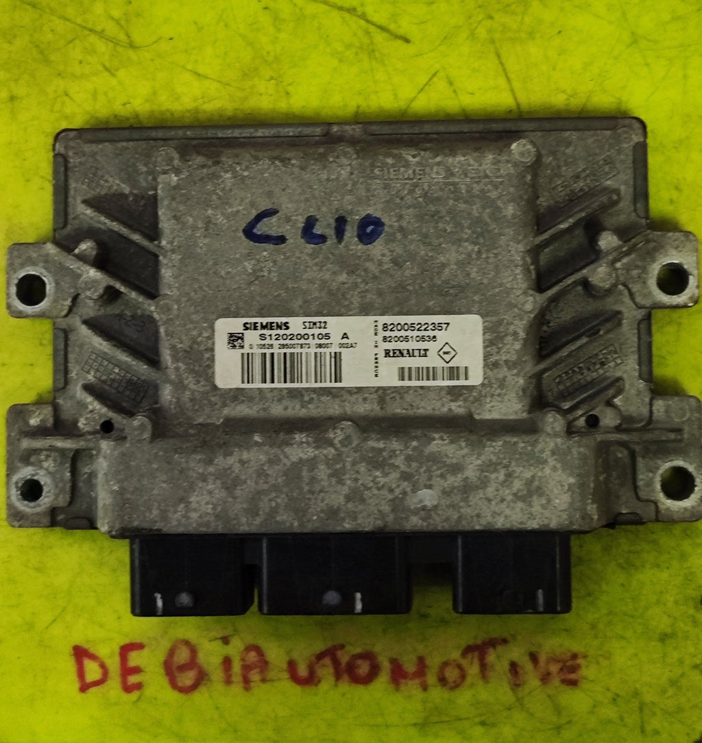 S120200105A 8200522357 Centralina motore SIM32 Renault Clio III 1.2B - Debiautomotive