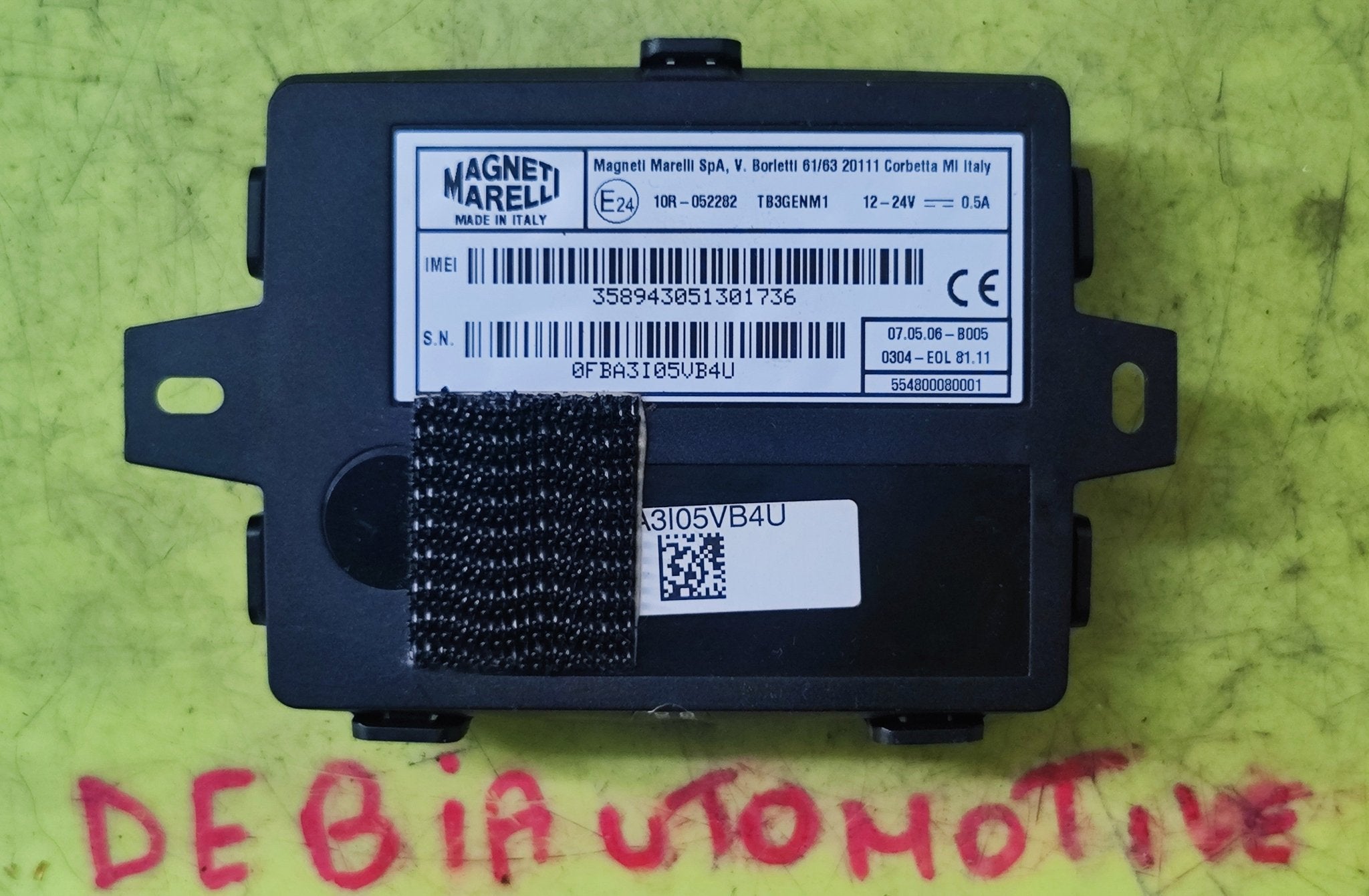 TB3GENM1 TBOX Magneti Marelli Fiat Panda - Debiautomotive