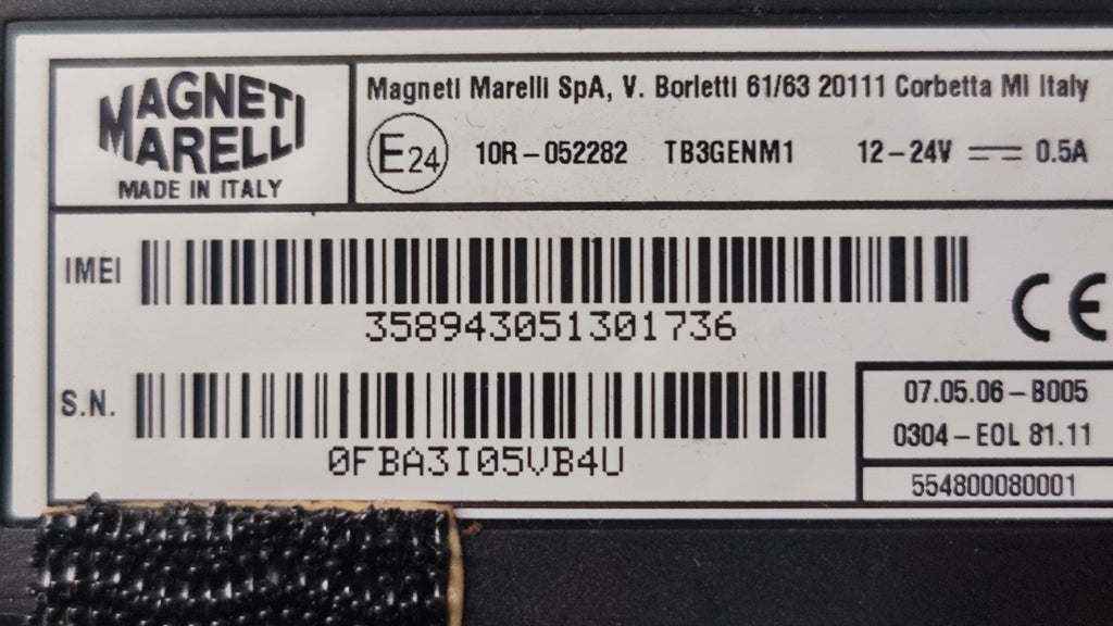 TB3GENM1 TBOX Magneti Marelli Fiat Panda - Debiautomotive