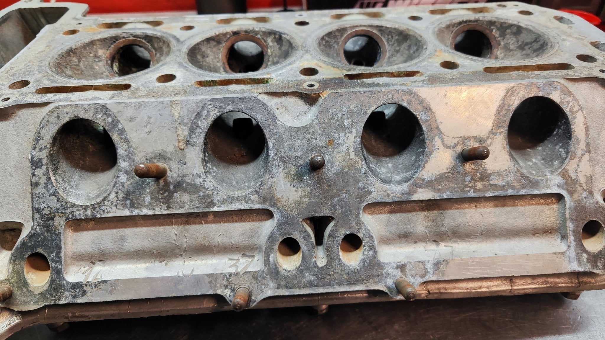 Testata motore nuda Alfa Romeo 1750 serie 2 Nord - Debiautomotive