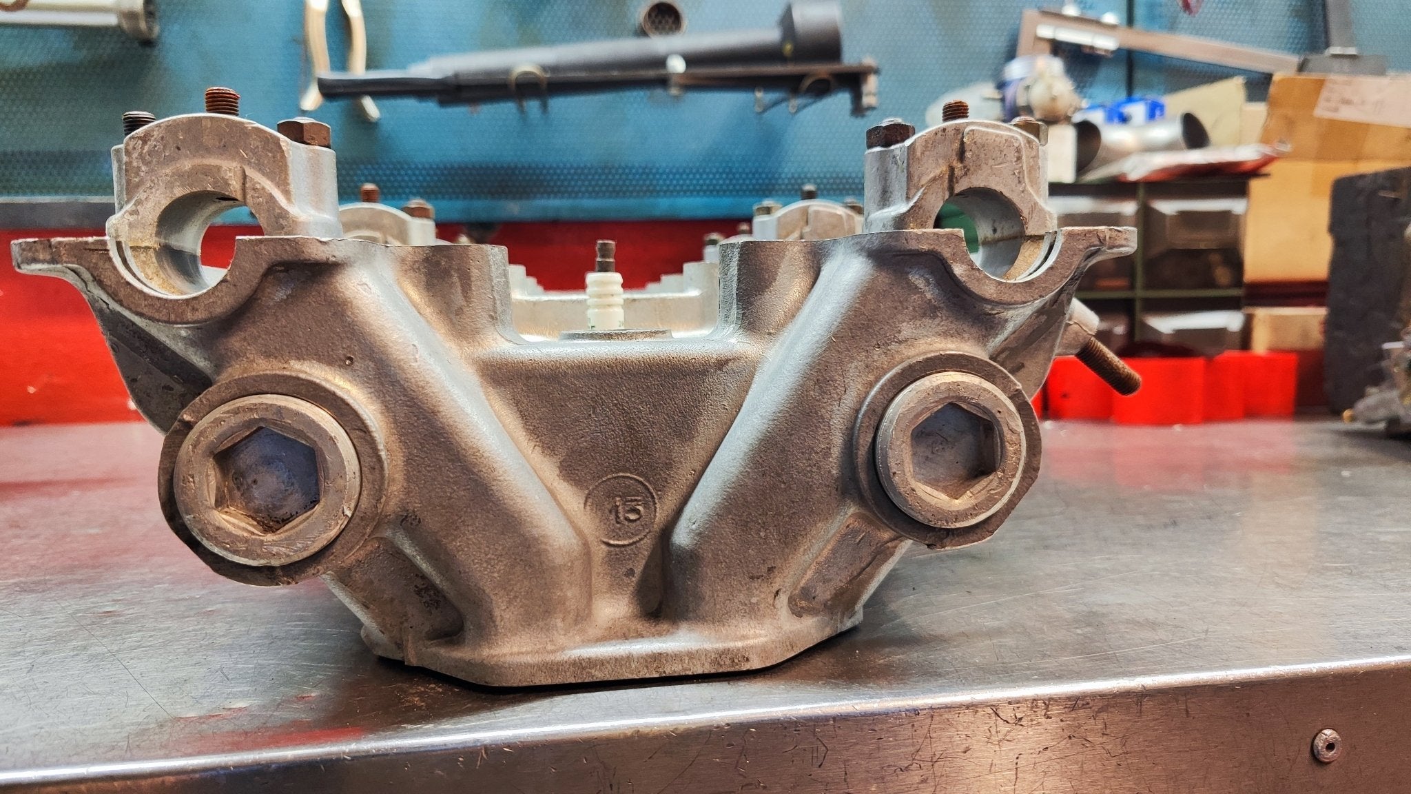 Testata motore nuda Alfa Romeo 1750 serie 2 Nord - Debiautomotive