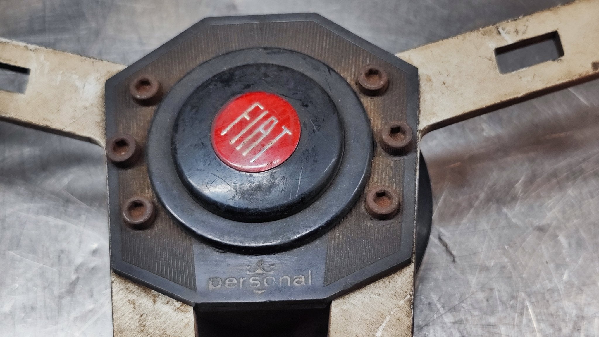 Volante in legno Personal 4 raggi Fiat auto d'epoca - Debiautomotive