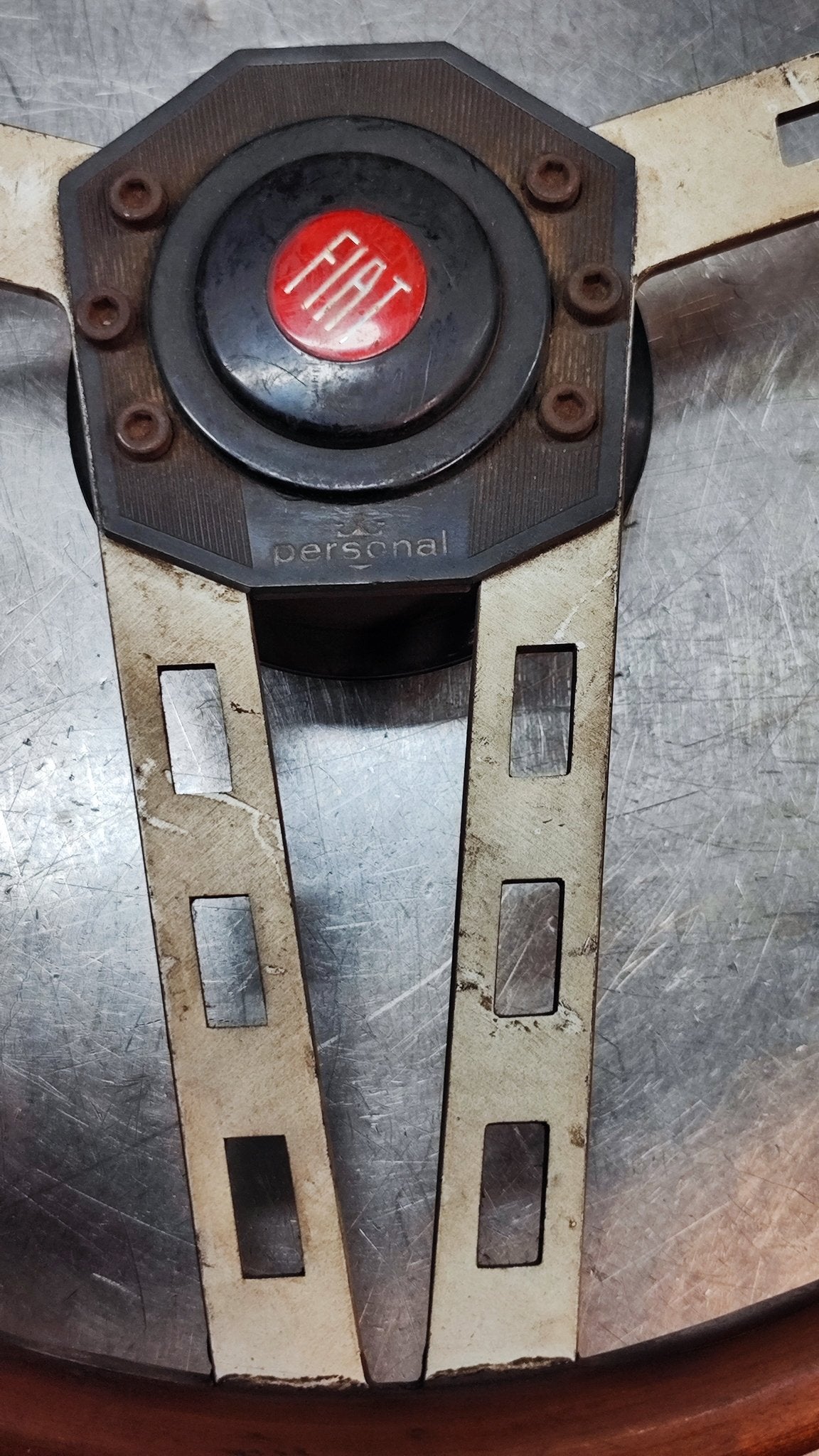 Volante in legno Personal 4 raggi Fiat auto d'epoca - Debiautomotive