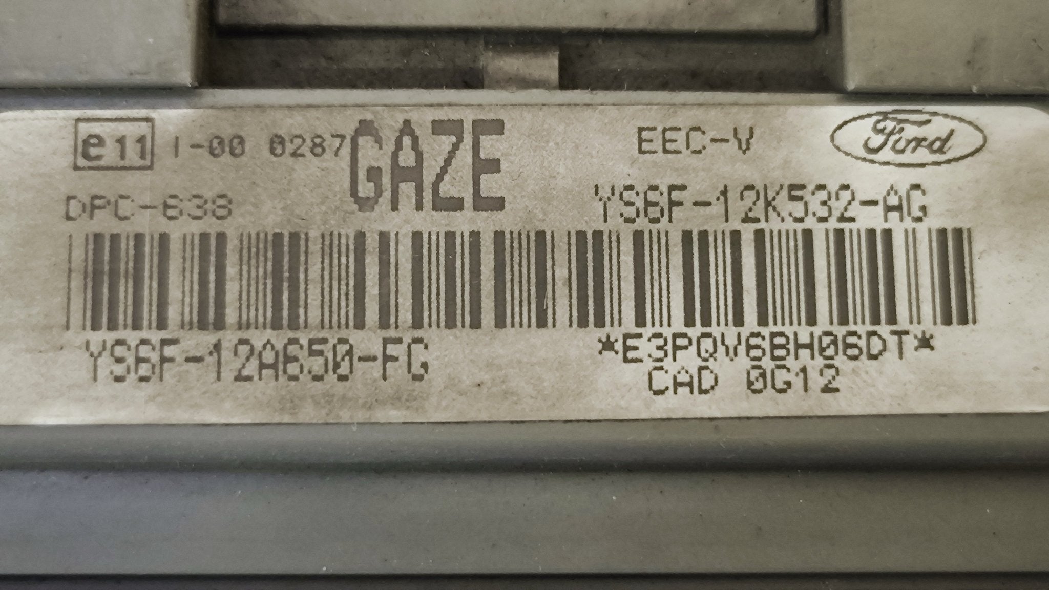 YS6F - 12A50 - FG YS6F - 12K532 - AG Centralina motore Ford Fiesta - Debiautomotive